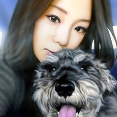 �l���̊G�i�l����j�^Figure painting�FMayuka and Ralph