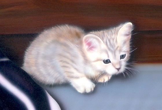 �q�L�̊G�F�䂤 My cat "you"