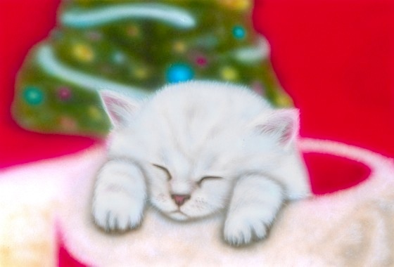 �q�L�̊G�FMerry Christmas -2002- (Chinchilla Silver)