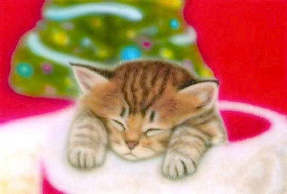 �q�L�̊G�FMerry Christmas -2002- (Chinchilla Golden)