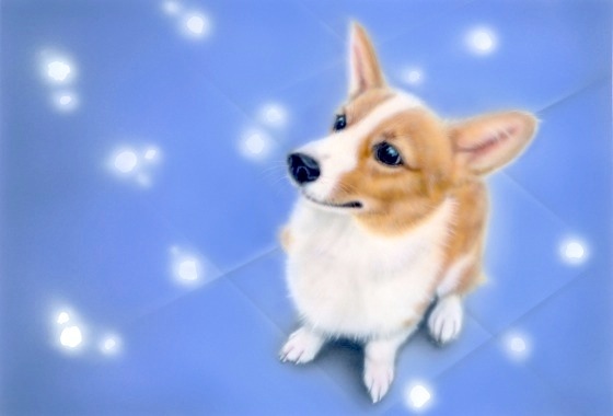 �q���̊G�FWhite Xmas