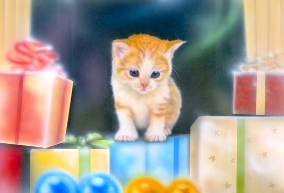 �q�L�̊G�FChildhood's Dream