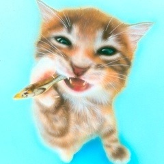 �q�L�̊G�F���C���N�[���^Maine Coon