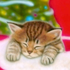 �q�L�̊G�FMerry Christmas -2002- (Chinchilla Golden)