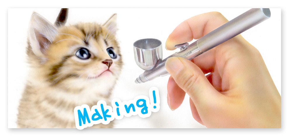 ���A���G�̕`�����iMaking�j